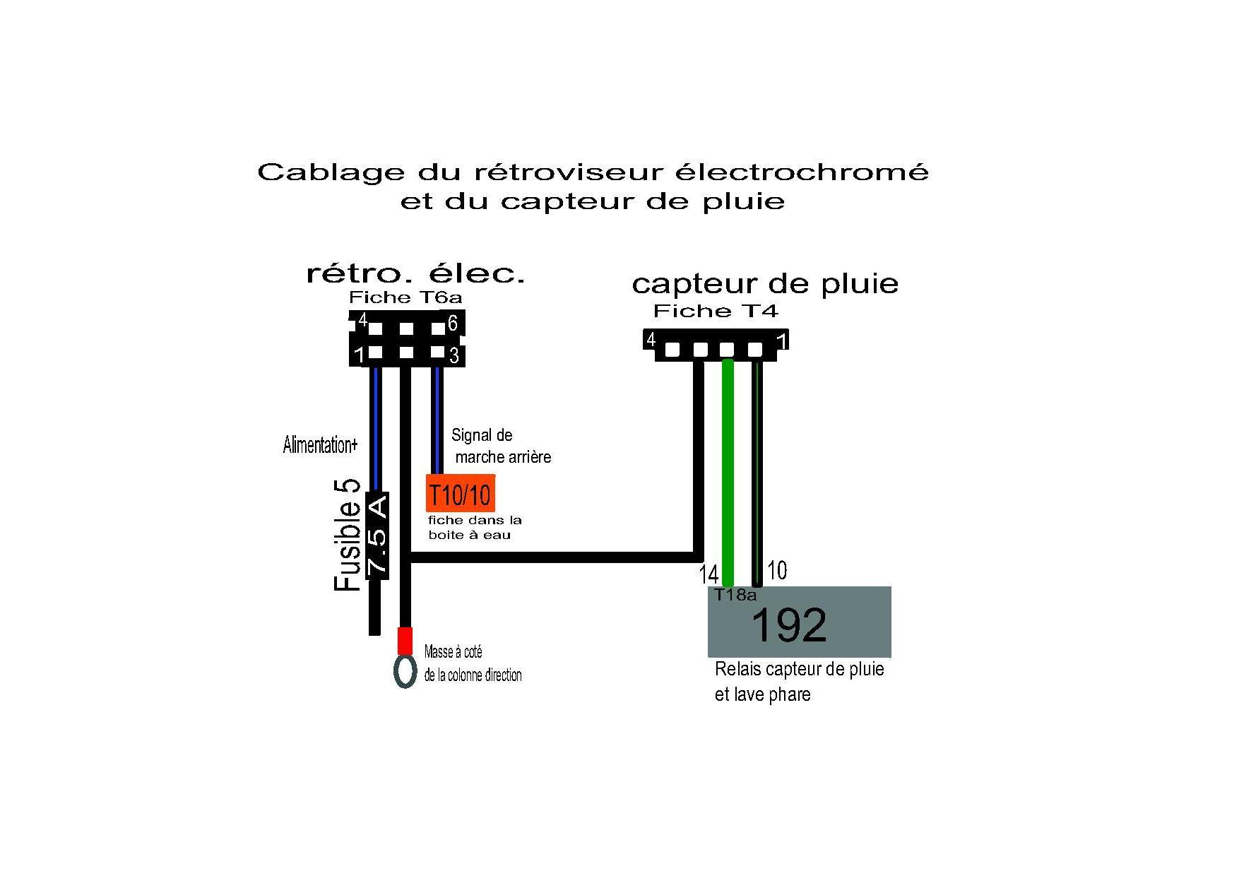 Rétroviseur electrochrome et Essuie-glace Automatique : Problèmes  Electriques ou Electroniques - Forum Volkswagen Golf IV