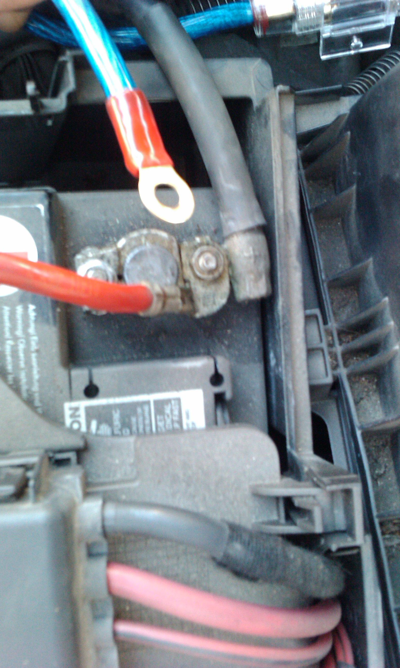 Branchement ampli golf 3