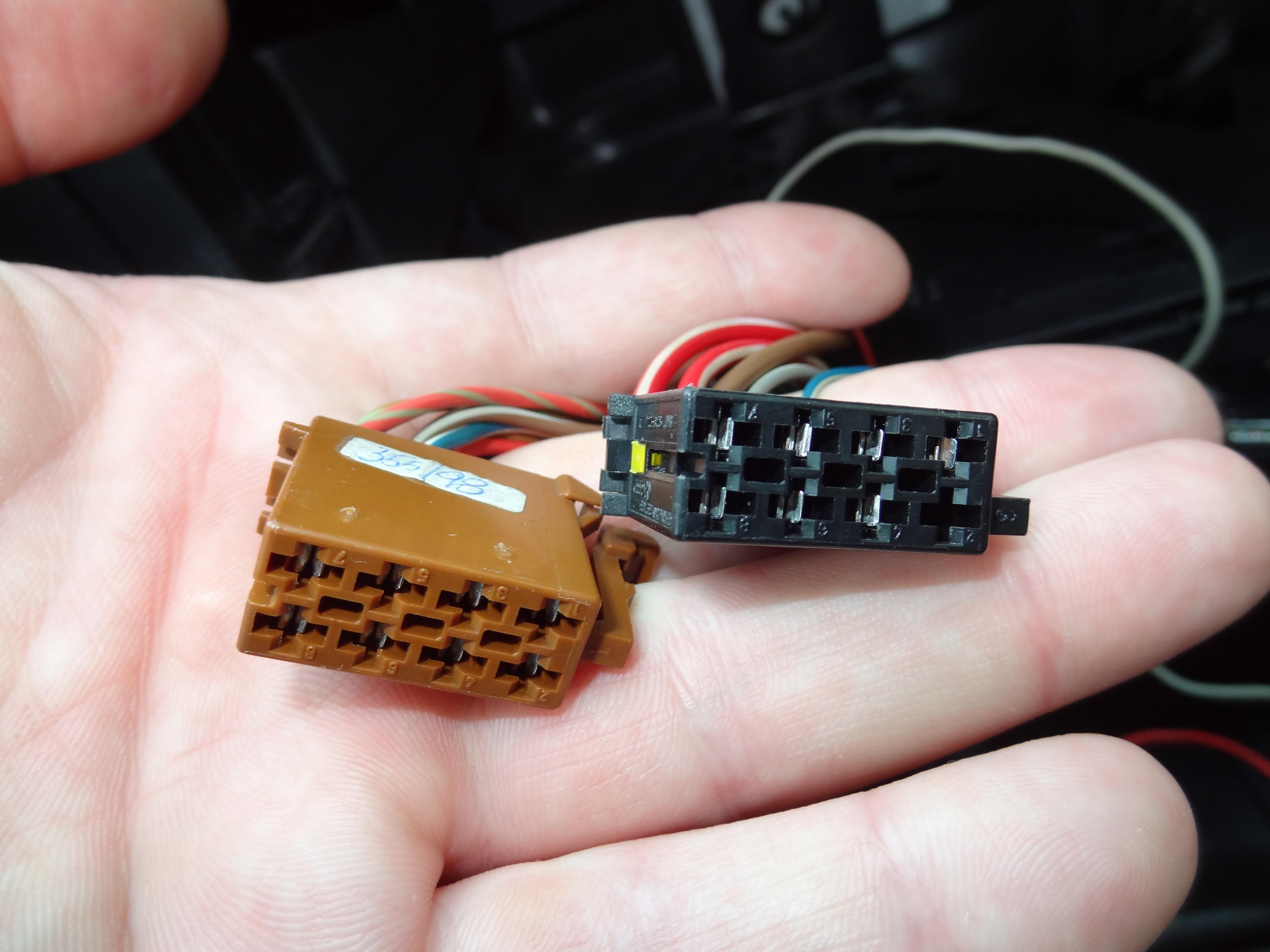 Cablage autoradio golf 1