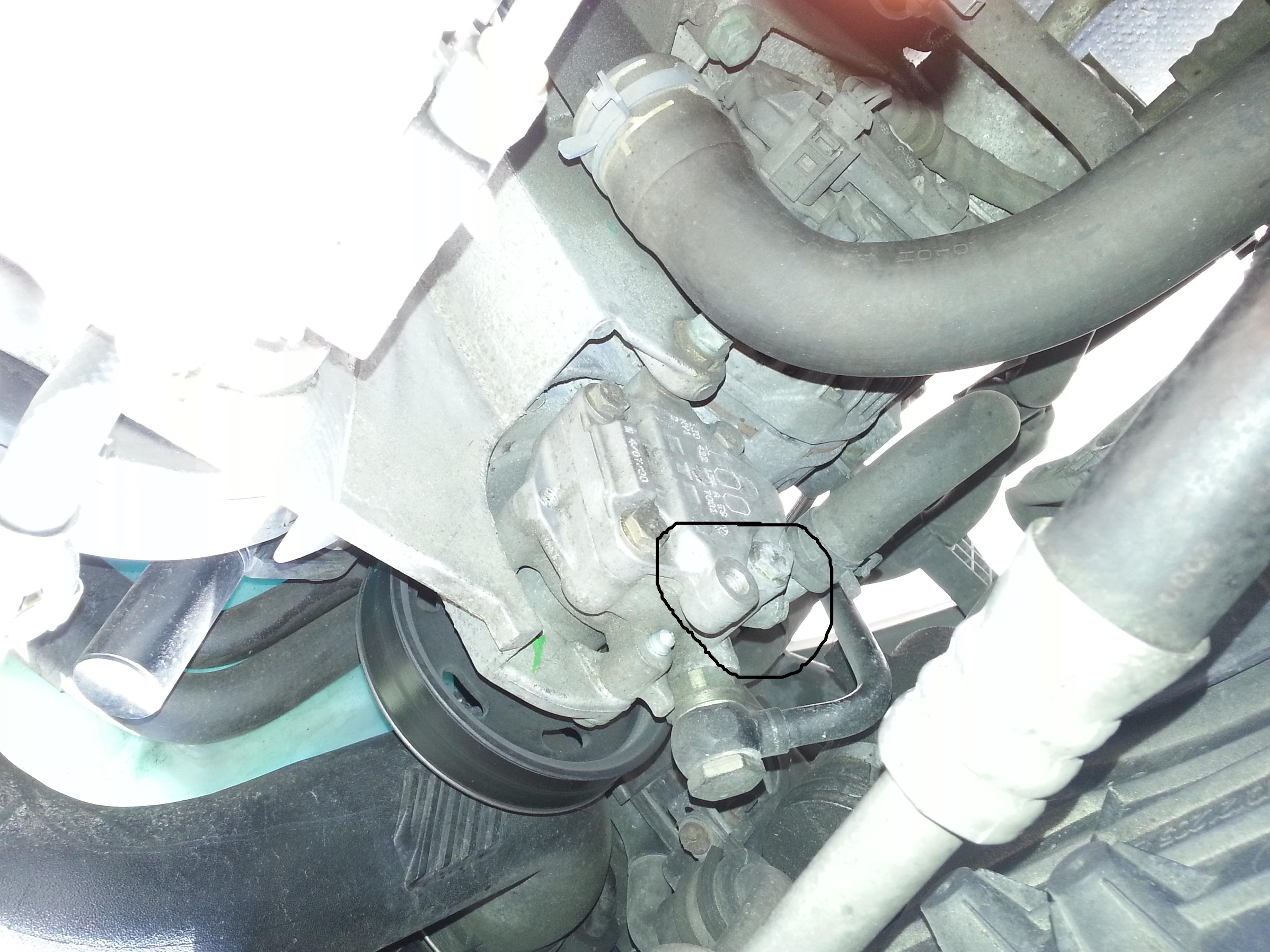 Fuite d'huile kit de suppression EGR [Diesel] Problèmes Mécaniques