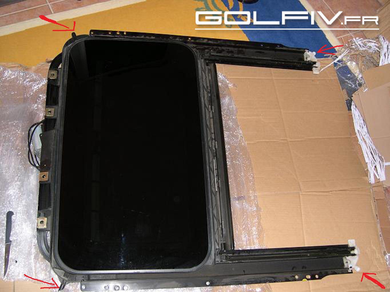 fuite toit ouvrant problemes interieurs forum volkswagen golf iv