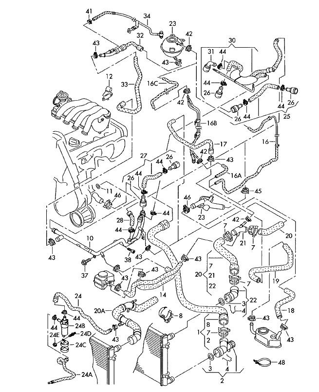 Réf. Y du circuit de refroidissement Demande de Références et Prix