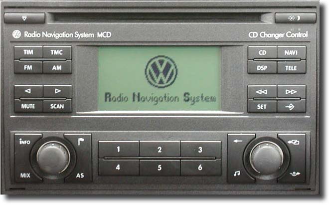 Liste des Autoradios OEM VW : Audio et électronique embarquée